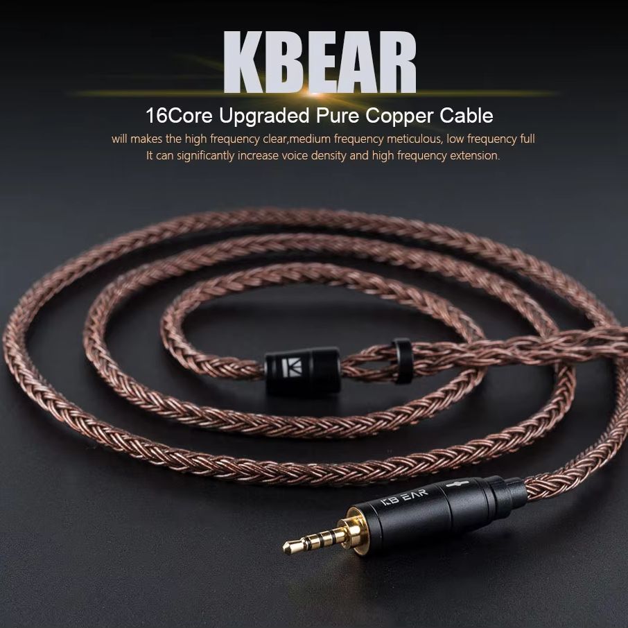 KBEAR 16 core 2-pin IEM headph - In Ear Monitor Iem recension och pris