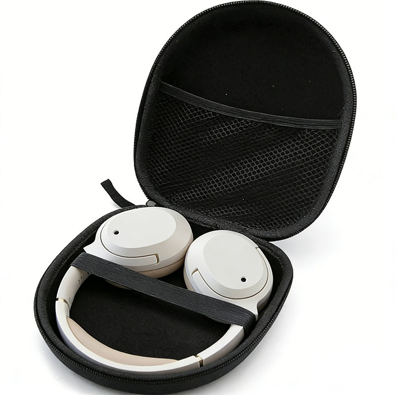 Multi-Functional Black EVA Har - Headphone Case Hard recension och pris