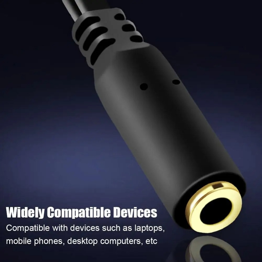 3.5mm Headphone Microphone Aud - Audio Splitter Y recension och pris
