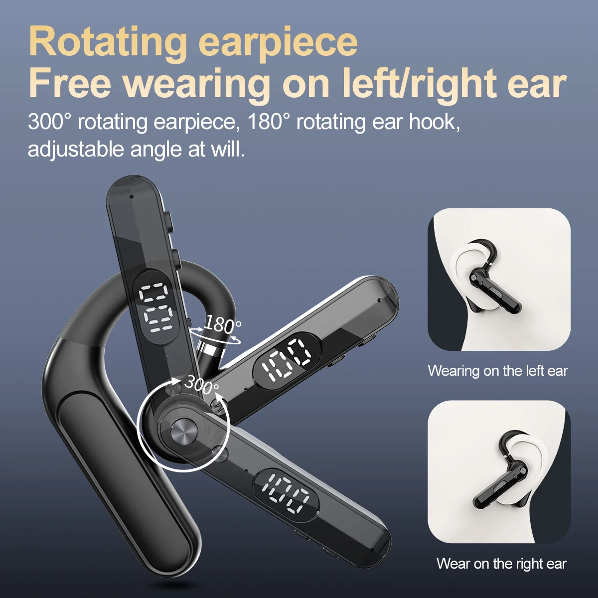 Wireless Bluetooth Headphones  - Bluetooth Headset On Ear recension och pris