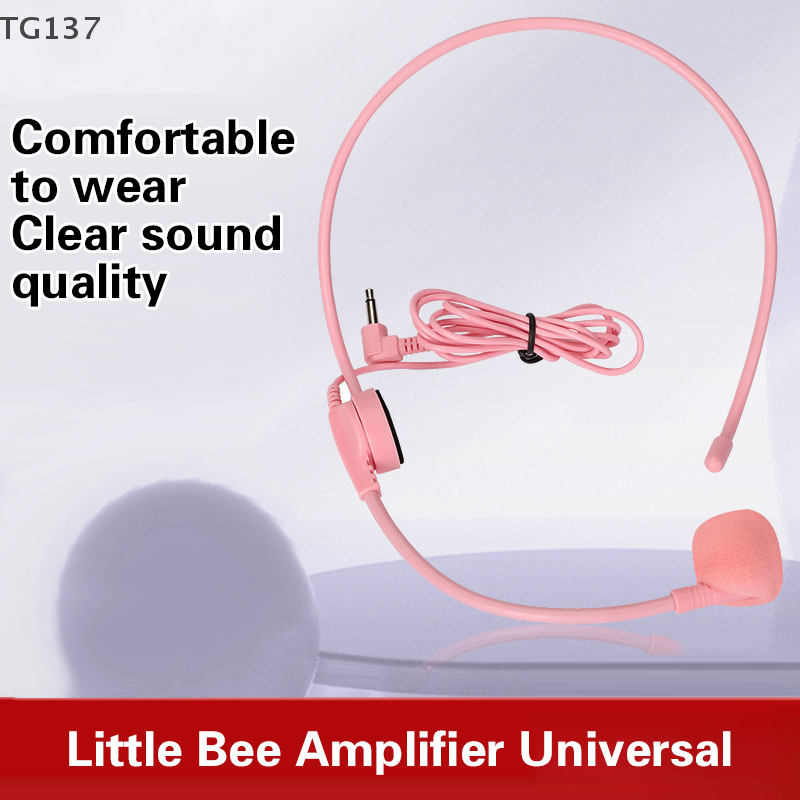 1Pcs 3.5MM Pink Headworn Wired - Wired Earphone Mic recension och pris