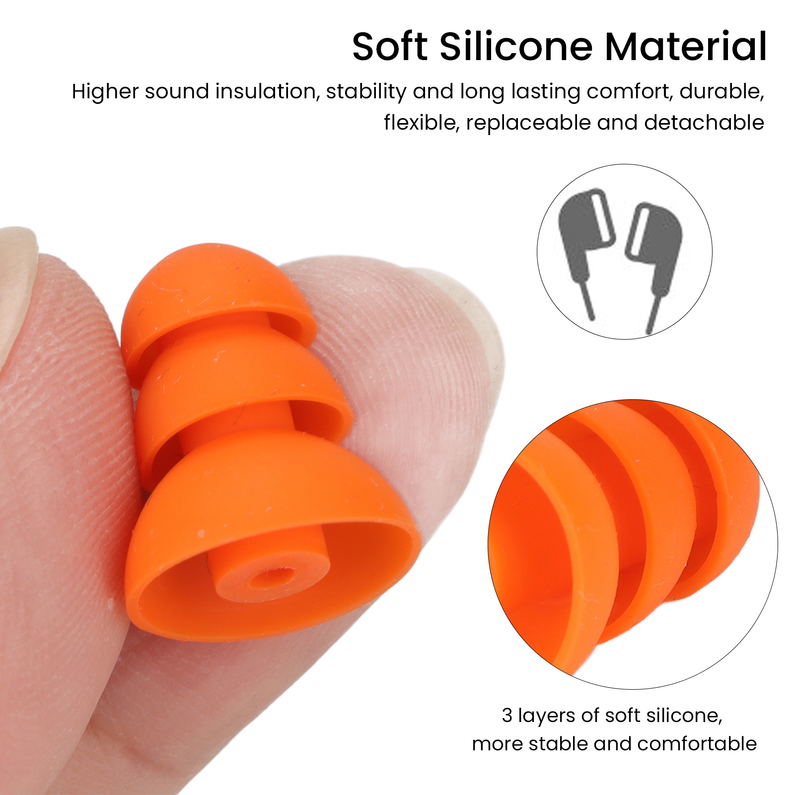 Silicone Eartips Comfort Repla - Silicone Ear Tip Replacement recension och pris