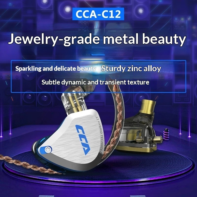 CCA C12 Earphones Hi-Fi Audiop - Audiophile Headphone Wired recension och pris