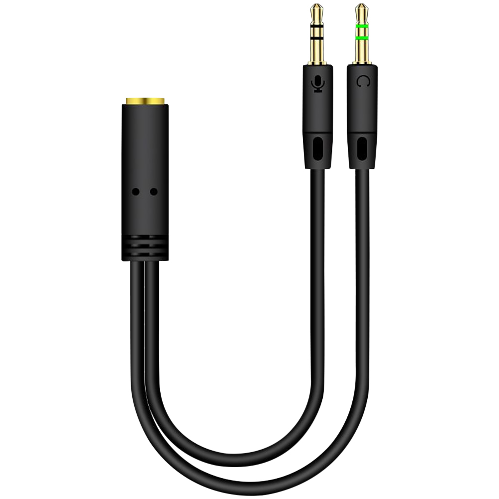 3.5mm Jack 2 Male To 1 Female  - Earphone Splitter Jack recension och pris