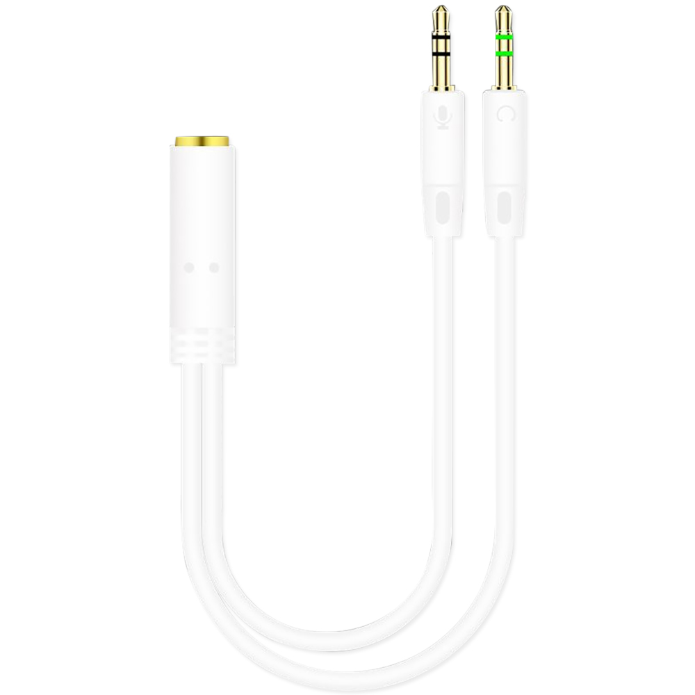 3.5mm Jack 2 Male To 1 Female  - Earphone Splitter Jack recension och pris