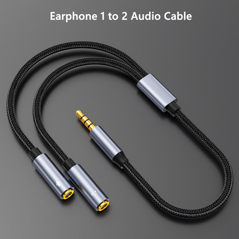 3.5mm Jack Aux Audio Cable Mal - Earphone Splitter Jack recension och pris
