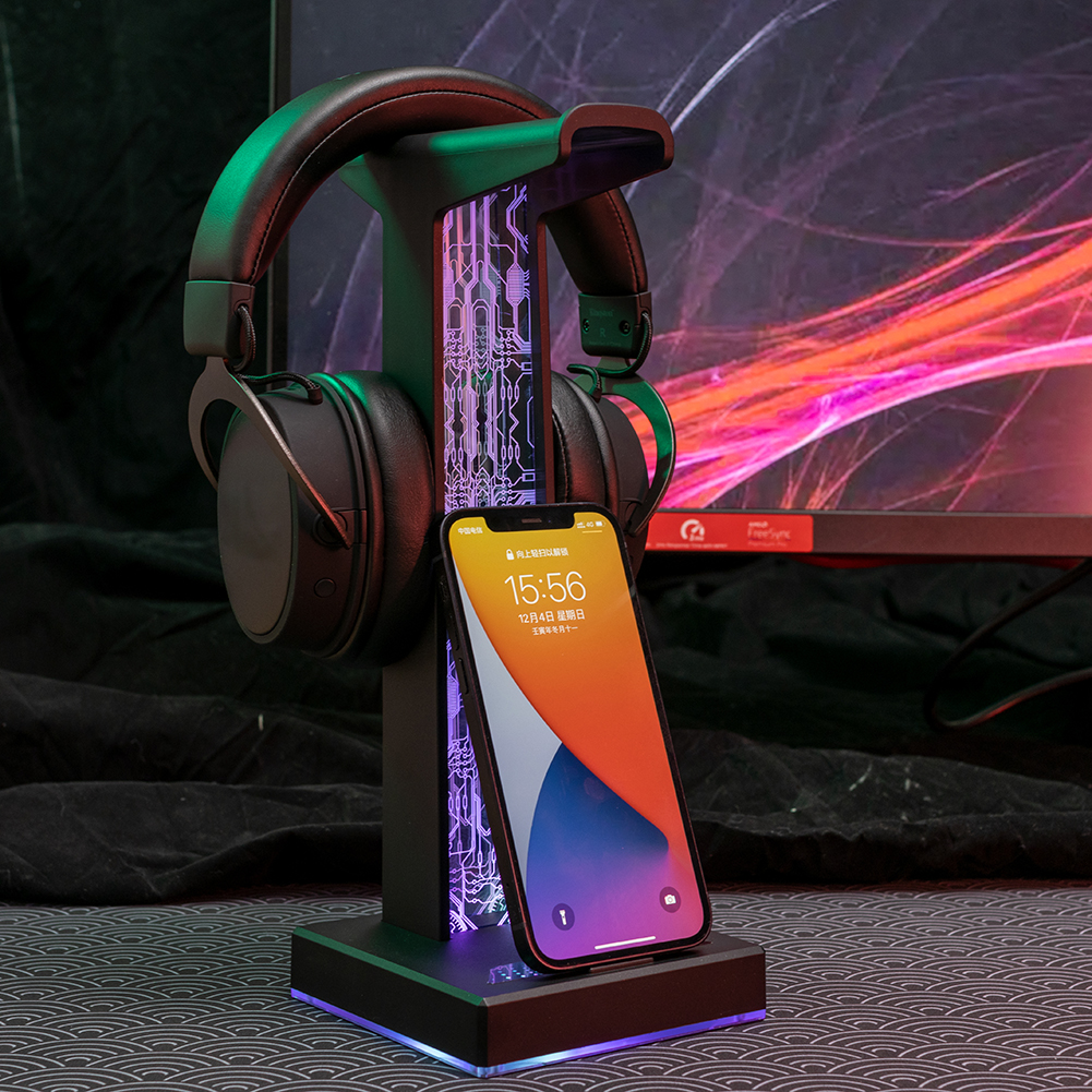 RGB Gaming Headphone Stand Dua - Gaming Headset Rgb recension och pris