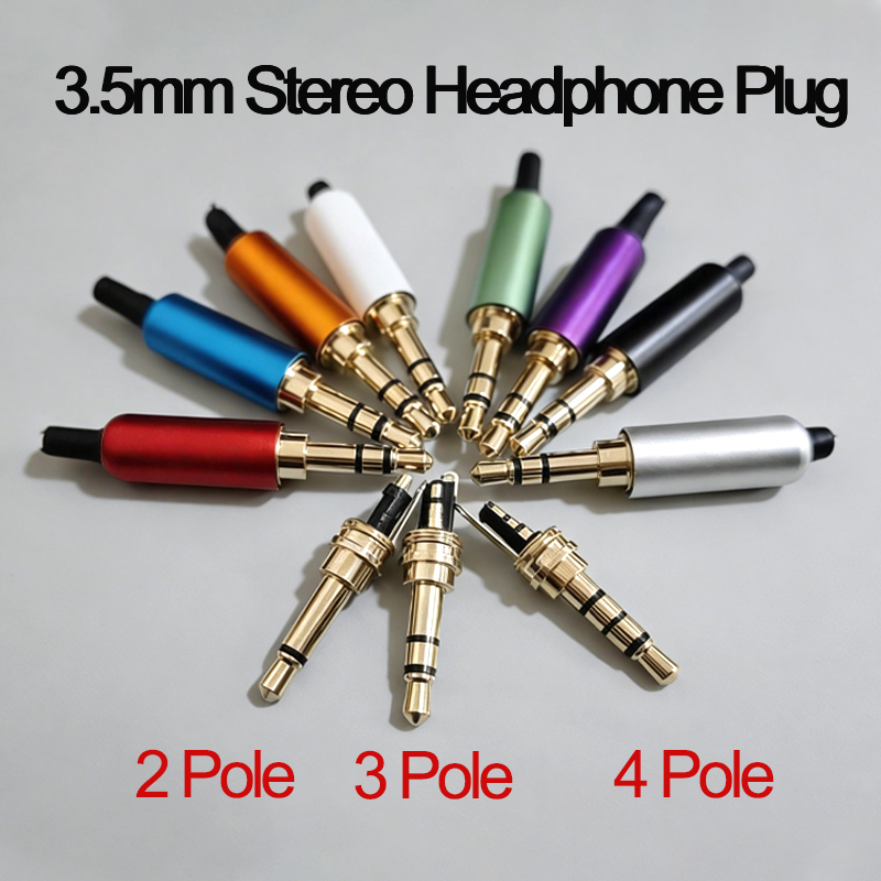 1PC 3.5MM Audio Connector 2/3/ - Audiophile Headphone Wired recension och pris