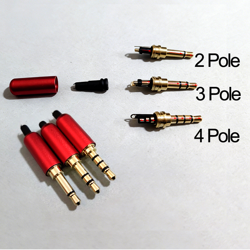 1PC 3.5MM Audio Connector 2/3/ - Audiophile Headphone Wired recension och pris