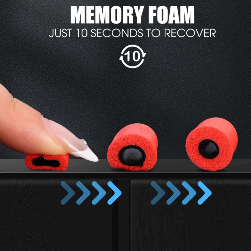 Ear Tips Memory Foam Sponge fo - Earphone Foam Tip recension och pris