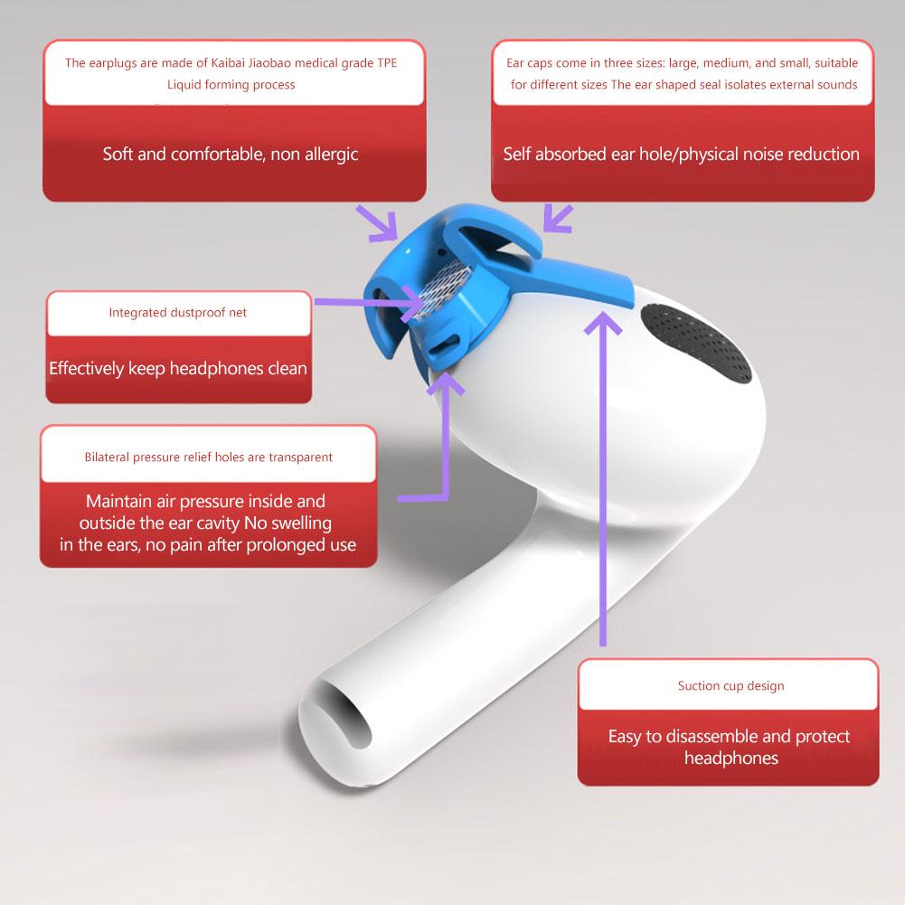 Physical Noise Cancellation Ea - Silicone Ear Tip Replacement recension och pris