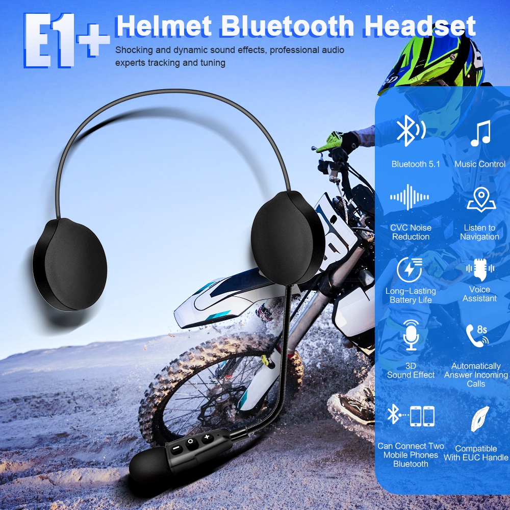 EJEAS E1+ Wireless Motorcycle  - Audiophile Headphone Wired recension och pris