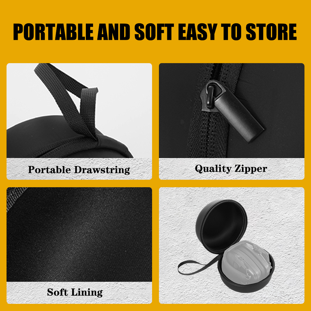 Noise-Canceling Headset Box Ta - Headphone Case Hard recension och pris