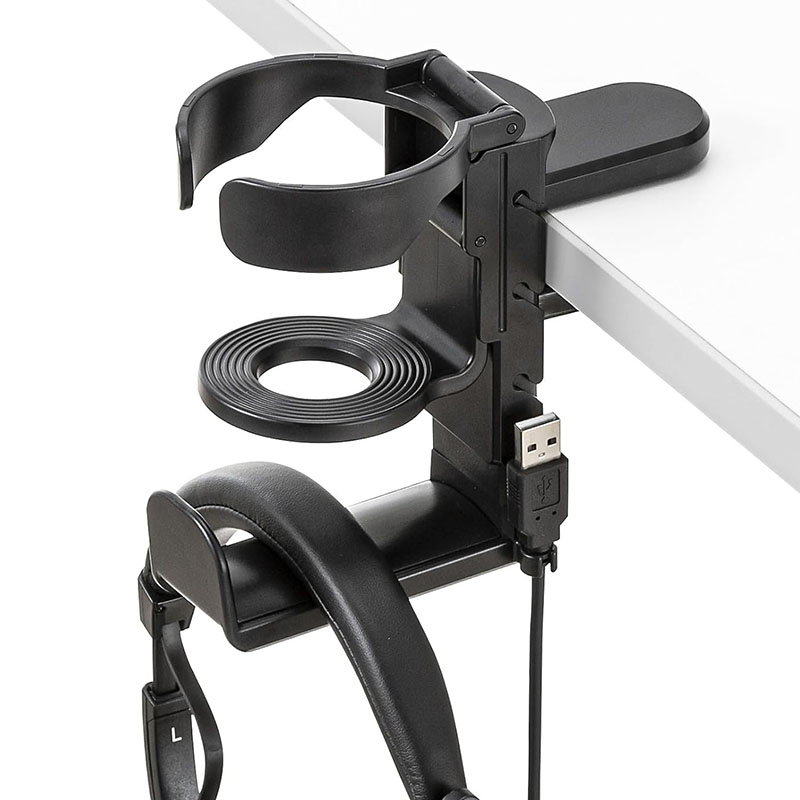 Desk Cup Holder with Headphone - Headphone Stand Desk recension och pris